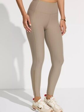 MONDETTA PERFORMANCE + LUXURY ACTIVE PANTS – SIZE L – BRINDLE/KHAKI – NWT